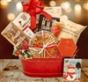 Deluxe Happy Holiday Gift Basket Tin