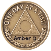 Engraved Al-Anon Coin featuring an Anniversary Date by Recovery Emporium - Recovery Shop