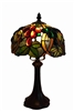 Tiffany Lamps |Seriena Tiffany Lamp | Grape Vine Design | 8 inch Lamp |  | Tiffany Style Lighting | Glass Table Lamp | 8" table lamp | Grape Vine Design Table Lamp | small tiffany table lamps | Glass Lamps | table lamps for bedroom