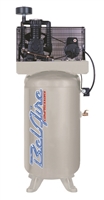 BelAire 318VN 5 HP 80 Gallon Vertical Two Stage Single Phase Electric Reciprocating Air Compressor P/N 8090250017