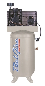 BelAire 318VN 5 HP 80 Gallon Vertical Two Stage Single Phase Electric Reciprocating Air Compressor P/N 8090250017