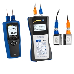 Ultrasonic Flow Meter PCE-TDS 100HS+ incl. Thermometer