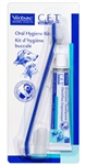 C.E.T. Duel-End Toothbrush, Fingerbrush & Enzymatic Toothpaste Oral Hygiene Kit
