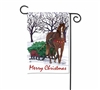 Winter Horse Sleigh Garden Flag For Sale!