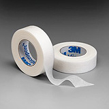 3M MICROPORE Paper Surgical Tape, Single Use, 1" x 1&#189; yds, 100 rl/box, 5 box/case. MFID: 1530S-1