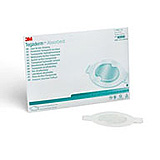 3M TEGADERM Absorbent Clear Acrylic Dressing, Small Oval, Pad Size 1&#189;" x 2&#188;", Size 3" x 3&#190;". MFID: 90800