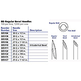 BD PrecisionGlide 30 G x &#189;" Regular Bevel Use Needle, Sterile, 100/box, 10 box/case. MFID: 305106