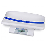 DETECTO Digital Pediatric Scale with Removable Baby Tray, Converts to a Step-On Toddler Scale, 40 lb Capacity. MFID: MB130