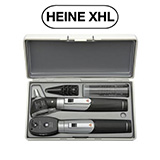 HEINE mini 3000 XHL Diagnostic Set: mini 3000 XHL Ophthalmoscope, mini 3000 XHL Otoscope, 2 Battery Handles, Hard Case. MFID: D-873.21.021