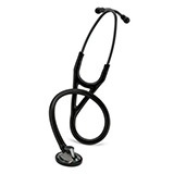 3M Littmann Master Cardiology Stethoscope, Smoke-Finish Chestpiece, Black Tube. MFID: 2176