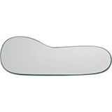 MILTEX Buccal Intra Oral Mirror, No. 1 Adult (1 3/4"w x 6"l) . MFID: 017-26806