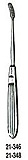 MILTEX AUFRICHT Glabella Rasp, 7" (180mm), Backward Cutting, 21mm Long Blade. MFID: 21-348