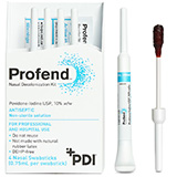 PDI PROFEND Nasal Decolonization Swabstick Kit, 4 swabs/kt, 12 kt/bx, 4 bx/cs. MFID: X12048