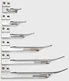 Welch Allyn Fiber Optic Laryngoscope Blade- Miller- Size 1. MFID: 68061