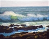 "Windspray", California Seascape Oil Painting by Armand Cabrera