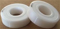 6203-LL/T9/C3 LD ZRO2, 17x40x12 MM, KIT12120, ABEC357, KIT8923, Full Ceramic, Zirconia ZrO2 Inner/Outer/Balls, PTFE Retainer, PTFE Seals, C3 Fit, Lube Dry.