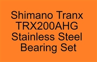 Shimano Tranx TRX200AHG / TRX201AHG Stainless Steel Bearing Set, ABEC357.