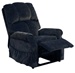 Somerset "Pow'r Lift" Lounger Recliner in Black Pearl Fabric by Catnapper - 4817-BP
