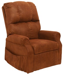 Somerset "Pow'r Lift" Lounger Recliner in Mahogany Fabric by Catnapper - 4817-M