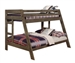 Wrangle Hill Twin Over Full Bunk Bed in Gun Smoke Finish by Coaster - 400830