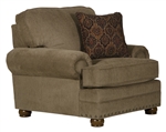 Singletary Chair in Java Fabric by Jackson Furniture - 3241-01-J