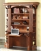 Huntington 4 Piece Library Desk Bookcase in Antique Vintage Pecan Finish by Parker House - HUN-460-4