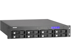 QNAP Turbo NAS TS-809U-RP 8-Bay High Performance RAID 0/1/5/6/JBOD Network Attached Storage Server with iSCSI & Dual Redundant Power for Business - Retail