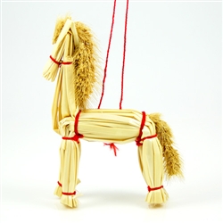 Decorate your home with a little bit of Polish folk art.  These straw decorations are made entirely by hand by a single family from the Lublin area where ornaments made of straw is an old tradition.
