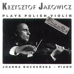 A delightful selection of lively Polish classical music many with folk origins. If you enjoy the violin you will love these very well done pieces. Although classical in background this music is for every Polish "soul".