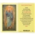 St. Gabriel the Archangel - Holy Card.  Holy Card Plastic Coated. Picture is on the front, text is on the back of the card.