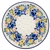 Polish Pottery 8" Dessert Plate. Hand made in Poland. Pattern U865 designed by Maria Starzyk.