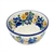 Polish Pottery 5" Ice Cream Bowl. Hand made in Poland. Pattern U865 designed by Maria Starzyk.