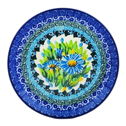 Polish Pottery 6" Bread & Butter Plate. Hand made in Poland. Pattern U4967 designed by Maria Starzyk.