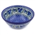 Polish Pottery 8" Bowl. Hand made in Poland and artist initialed.