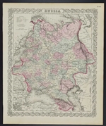 Colton's Russia Map - 1860s