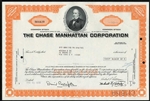The Chase Manhattan Corporation Stock Certificate