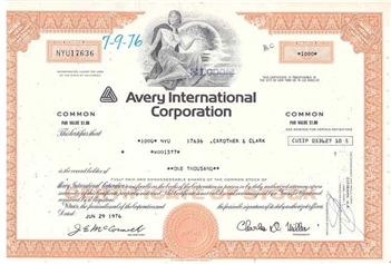 Avery International Corporation