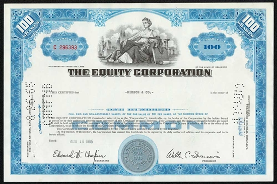 The Equity Corporation - Blue