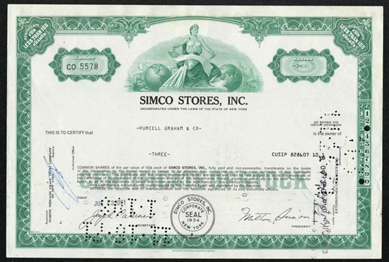 Simco Stores, Inc. - 1970s
