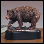 Brown Bear Statue - Bronzed Sculpture