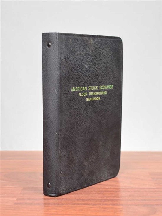American Stock Exchange Floor Transactions Handbook - 1966