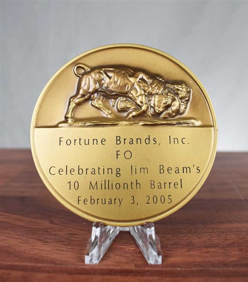 Jim Beam's 10 Millionth Barrel - NYSE Medallion