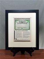 1965 Merrill Lynch, Pierce, Fenner & Smith Print Ad - AT&T Stock Certificate