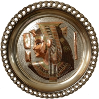 Cleopatra Copper Plate 12"