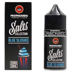30ml of Propaganda Salts Blue Slushee E Liquid - Hand Made in the USA!