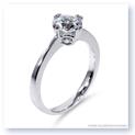 Mark Silverstein Imagines 18K White Gold Modern Diamond Engagement Ring