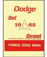 Factory Shop - Service Manual 1965 Dodge Dart - Coronet