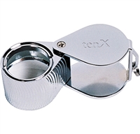 Chrome 10X Single Lens Loupe