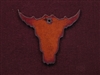Rusted Iron Buffalo Skull Pendant
