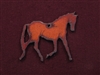 Rusted Iron Trotting Horse Pendant